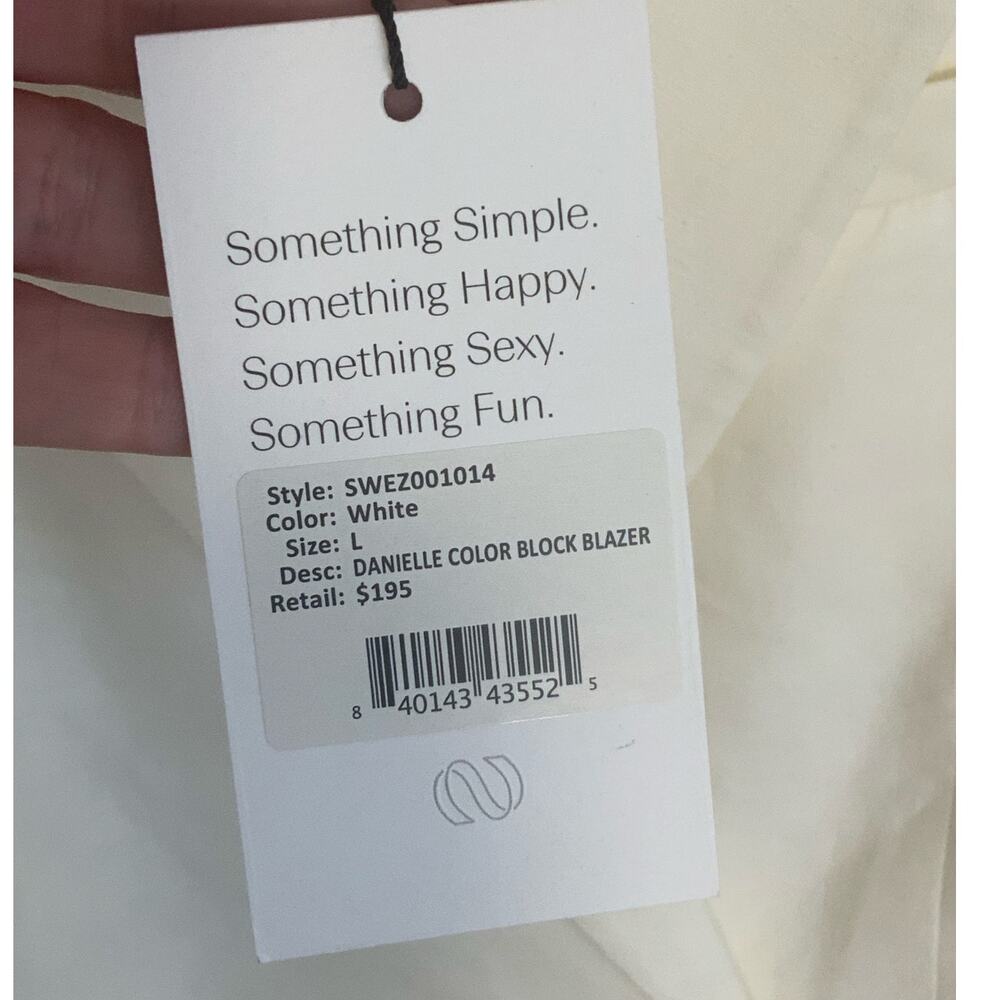 Something Navy Color Block Blazer‎ NWT size large… - image 5